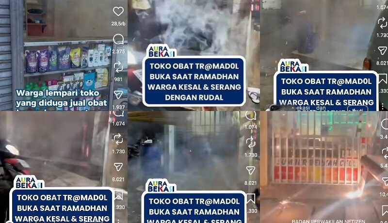 Petasan Serbu Toko Obat Ilegal Golongan “G” hingga Viral di Medsos