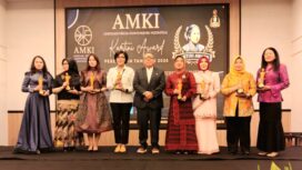 Penganugerahan AMKI Kartini Award 2026 di Grand Cendana Aston Kartika Grogol Hotel & Conference Center, Jakarta. (Dok. AMKI)