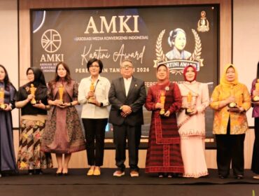 Penganugerahan AMKI Kartini Award 2026 di Grand Cendana Aston Kartika Grogol Hotel & Conference Center, Jakarta. (Dok. AMKI)