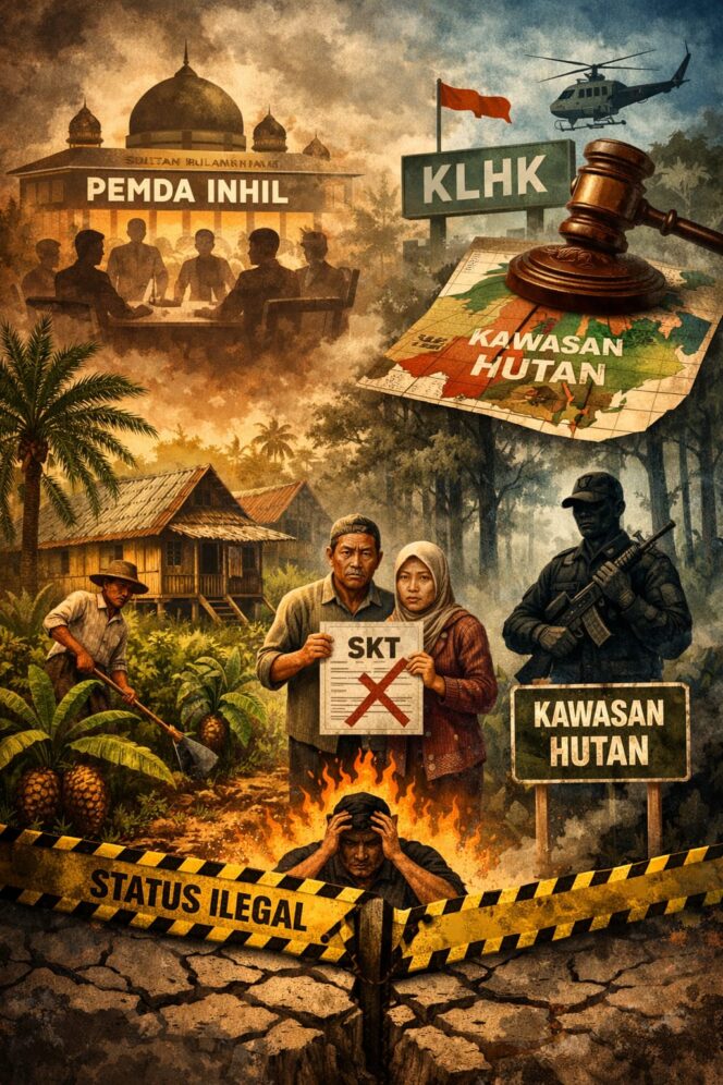 
					Warisan Masalah atau Pembiaran Baru? Ujian Kepemimpinan Daerah di Tengah Kekacauan Lahan Inhil