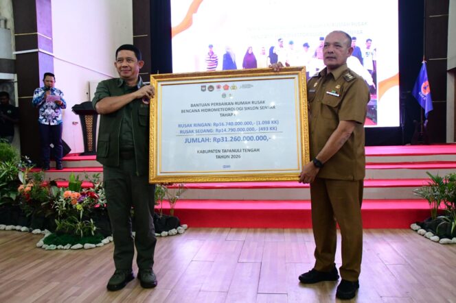 
					BNPB Kucurkan Rp.31.260.000.000 Bantuan Stimulan Rumah Rusak Ringan dan Sedang Tahap Pertama