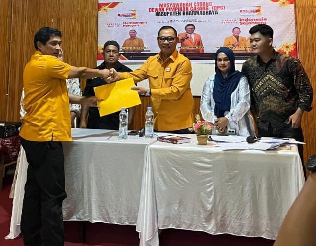 Pasdisata Dt Kabilangan Nahkodai Hanura Dharmasraya, Usung Diplomasi Politik dan Target Ambisius