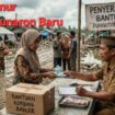 Ilustrasi penyerahan bantuan korban banjir bebas pungli. (Ai)