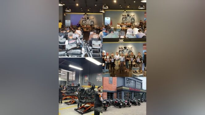 
					Acara  Service Campaign UCE Model yang berlangsung di Nusantara Royal Enfield Antasar. (Dok. Istimewa)