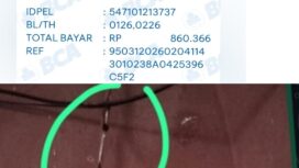 Foto kolase pembayaran listrik dan pemutusan listrik. (Dok. Media Investigasi)