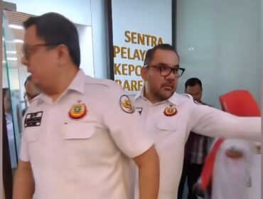 IKM ketika di Bareskrim Polri terkait pelaporan Abu Janda. (ss/akun Ikatan Keluarga Minangkabau)