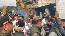 Situasi penggusuran di Jakarta Pusat. (Dok. Istimewa