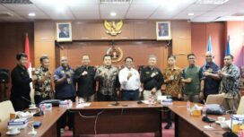 Audiensi dari perwakilan Mahkamah Agung Republik Indonesia guna membahas penyusunan Pedoman Pengelolaan Media Massa dan Media Sosial. (Dok. Humas PWI Pusat/ B. Hersunu A.W)