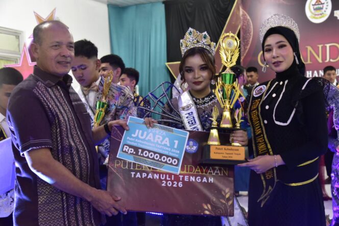 
					Pemkab Tapteng Kukuhkan Duta Budaya Melalui Grand Final Putra Putri Kebudayaan 2026