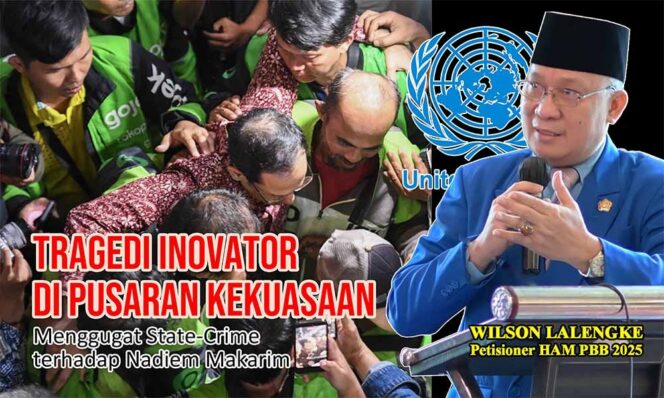 
					Tragedi Inovator di Pusaran Kekuasaan: Menggugat State-Crime terhadap Nadiem Makarim