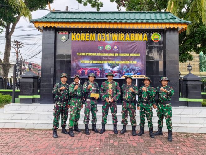 
					Kodim 0314/Inhil Raih Juara I Lomba Simulasi Pemadam Kebakaran Tingkat Korem 031/WB