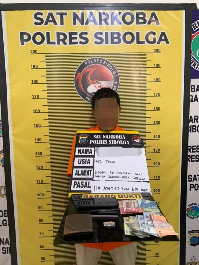 
					Masyarakat Beri Informasi, Satresnarkoba Polres Sibolga Langsung Bekuk Residivis dengan BB Sabu 0,31 Gram