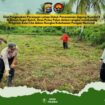 Polsek Tembilahan Hulu ketika melakukan peninjauan dan terjun langsung mengecek kesiapan ketahanan pangan. (Dok. Istimewa)
