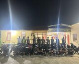 Respons Cepat Call Center 110, Polsek Sorkam Amankan 12 Sepeda Motor Balap Liar di Pantai Sorkam