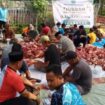 Pelaksanaan kurban oleh BKPRMI. (Dok.istimewa)