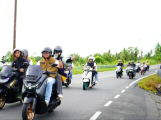 Bupati JKA Jemput Aspirasi Tembus Nagari Terluar Tanpa Sekat dengan Menaiki Sepeda Motor,(Foto;Dok Istimewa)