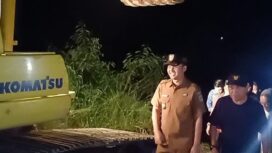 Bupati Jhon Kenedy Azis Instruksikan Pembangunan Jembatan Darurat di Anduring(Foto,Dok istimewa)