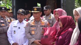Kapolda Sumbar Tinjau Huntara Batang Anai, Pemkab Padang Pariaman Tegaskan Komitmen Perjuangkan Huntap.(Foto,Dok istimewa) 