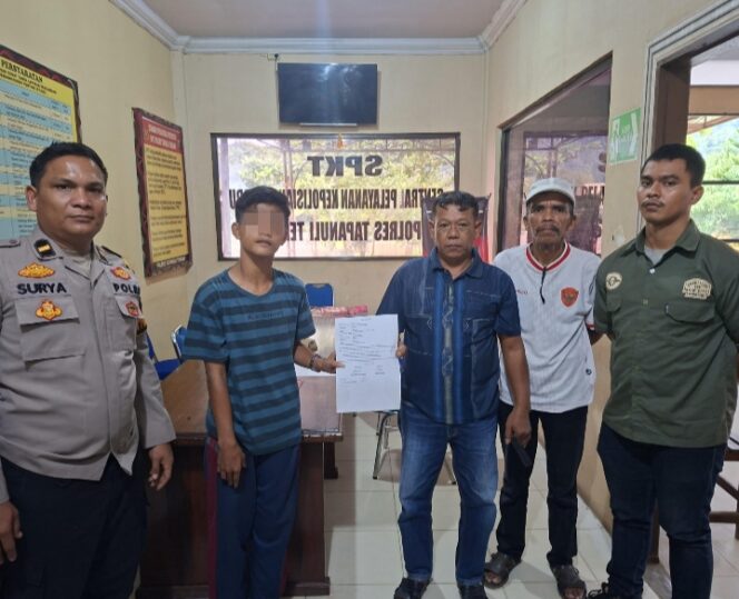 
					Polres Tapteng Selesaikan Perkara Pencurian Ringan Melalui Keadilan Restoratif