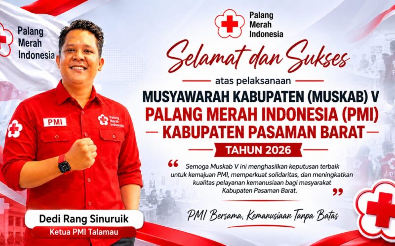 Muskab PMI Pasaman Barat ke-V Tahun 2026 Digelar Besok: Momentum Mendengar Suara Relawan dan Menentukan Arah Kemanusiaan