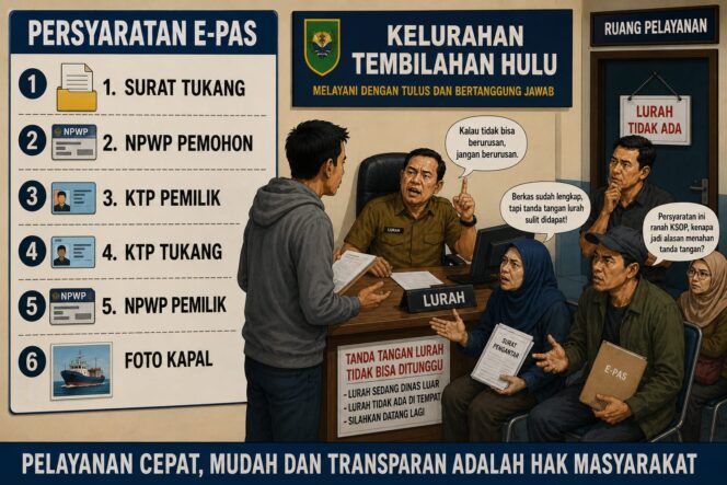 
					Masyarakat Wajib Tertib Administrasi, Tapi Pengurusan Surat Diduga Dipersulit Lurah Tembilahan Hulu