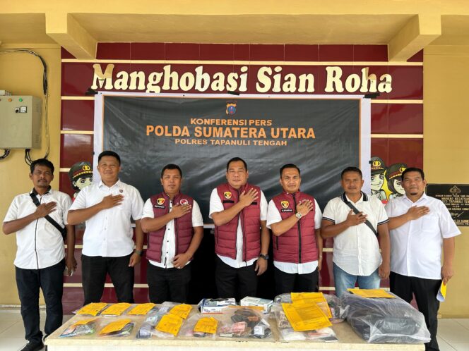 
					Polres Tapanuli Tengah Gulung 10 Tersangka Narkoba Selama Operasi Antik Toba 2026