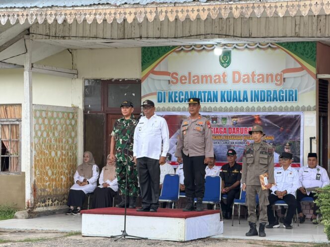 
					Hadapi Musim Kemarau, Forkopincam Kuindra Gelar Apel Siaga Bencana Karhutla