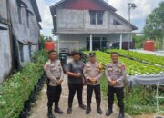 Sat Binmas Polres Inhil Lakukan Pengecekan Program Pekarangan Pangan Bergizi di Kelurahan Pekan Arba