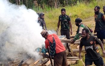 Ledakan Bekas Markas TPNPB-OPM Di Kampung Toemalo Menelan Korban Satu Warga Tewas