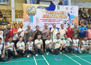 Pasi Log Kodim 0314/Inhil Hadiri Pembukaan Open Turnamen Badminton PB Tamvans Cup 2026