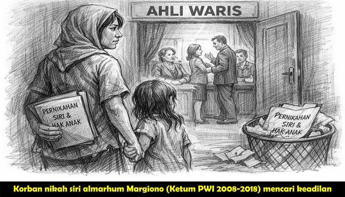 Nestapa di Balik Bayang-bayang Pernikahan Siri: Refleksi Keadilan bagi RR, Istri Siri Almarhum Margiono
