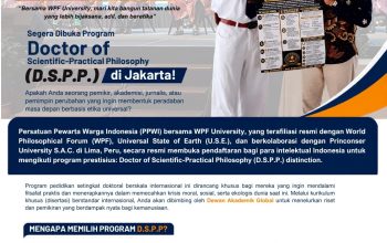 Raih Gelar Doktor Internasional Anda, Program D.S.P.P. Resmi Dibuka di Jakarta!