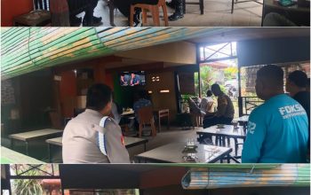 Polsek Marioriwawo Nobar Piala Dunia 2026 Bersama Warga, Pererat Kemitraan dan Jaga Kamtibmas