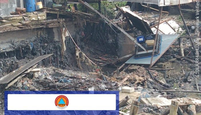 Abrasi di Dua Titik Kuala Enok, BPBD Inhil Evakuasi Warga dan Siagakan Tim di Lokasi