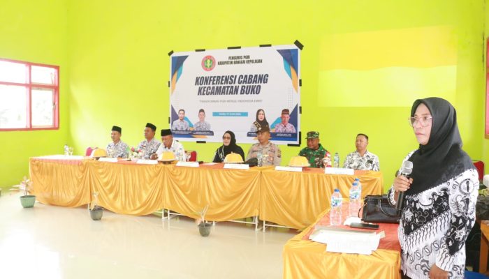 Konferensi Cabang PGRI Buko Berjalan Aman, Polsek Buko Komitmen Jaga Kondusivitas Wilayah