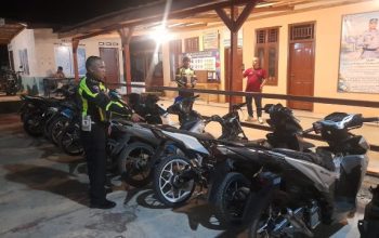 Patroli KRYD Polsek Sungai Rumbai Berhasil Amankan 14 Sepeda Motor Tanpa Kelengkapan, AKP Sutrisman: Kami Tindak Demi Keselamatan Warga