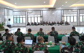 Wadan Pusterad Pimpin Rapat UN I Juknis Pertanian di Lingkungan TNI AD 
