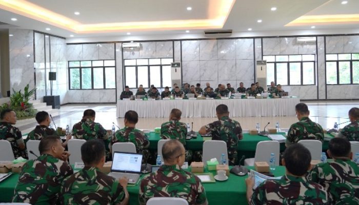 Wadan Pusterad Pimpin Rapat UN I Juknis Pertanian di Lingkungan TNI AD 