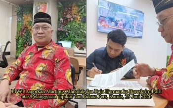 PPWI Resmi Laporkan Martin Manoluk Tampubolon dan Raja Herman ke Bareskrim Polri Terkait Korupsi dan Pidana Pers