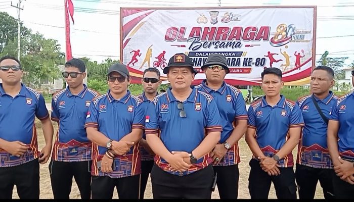 Kepala Kepolisian Resor Pulau Taliabu  AKBP Adnan Wahyu Kashogi Bersama Jajarannya Sambut HUT Bayangkara Yang Ke 80 Tahun 2026 Gelar Berbagai Lomba