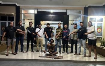 Satreskrim Polres Dharmasraya Tangkap Pelaku Pencurian TO Operasi Sikat 2026, Dua Senjata Api Rakitan Disita