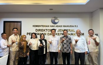 Upaya Gaet Program Pusat, Wabup Rahmat Hidayat Sambangi Kementerian HAM RI “Kampung Redam Diusulkan