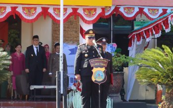 Atas Rasa Syukur Bertambahnya Usia Institusi Polri Kepolsian Resor Banggai Kepulauan Gelar Upacara Peringatan Hari Bhayangkara Ke-80