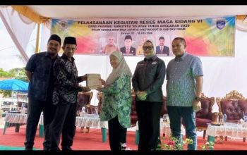 Beberapa desa di OKU Timur hari ini kedatangan empat anggota DPRD Sumsel