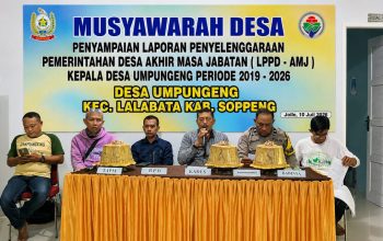 PPPD Akhir Masa Jabatan Kades Umpungeng Digelar, BPD Pastikan Amanat DPMD Soppeng Terlaksana.