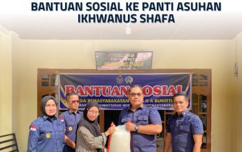 Menebar Kepedulian, Menguatkan Kebersamaan, Lapas Kelas IIA Bukittinggi Salurkan Bantuan Sosial ke Panti Asuhan Ikhwanus Shafa