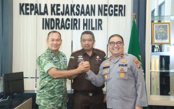Perkuat Sinergitas, TNI, Polri, dan Kejaksaan Indragiri Hilir Gelar Silaturahmi di Kejari Tembilahan