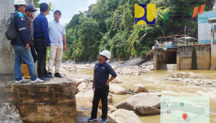 Percepat Distribusi Air Bersih ke Wilayah Kalangan, PDAM Mual Nauli Tinjau Proyek Jembatan Pipa Jalur Sihaporas
