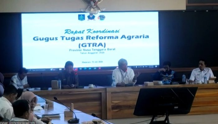 GTRA NTB Perkuat Sinergi Percepatan Reforma Agraria di Delapan Kabupaten
