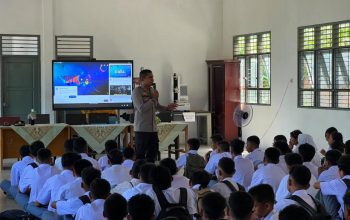 Dekati Generasi Muda, Kapolsek Sorkam Berikan Pembekalan Bahaya Narkoba hingga Judi Online di MPLS